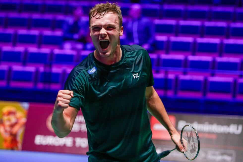 Danish sensation on the opening day at VICTOR DENMARK OPEN 2023